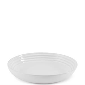 Le Creuset White Stoneware Pasta Bowl 22cm